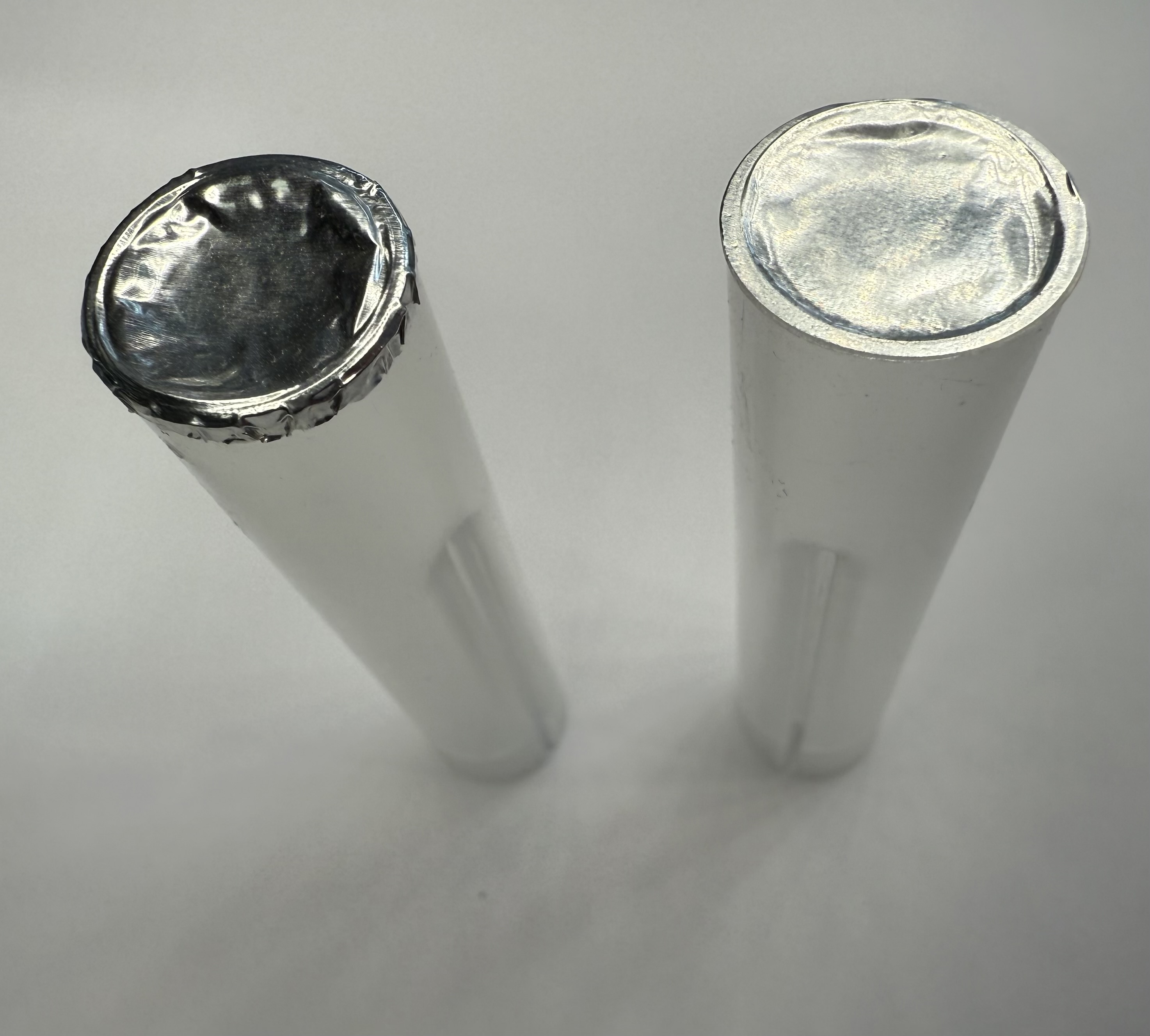 Two sealed tubes